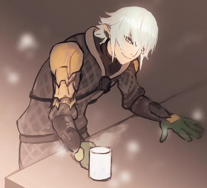 朝焼けとオルシュファン 