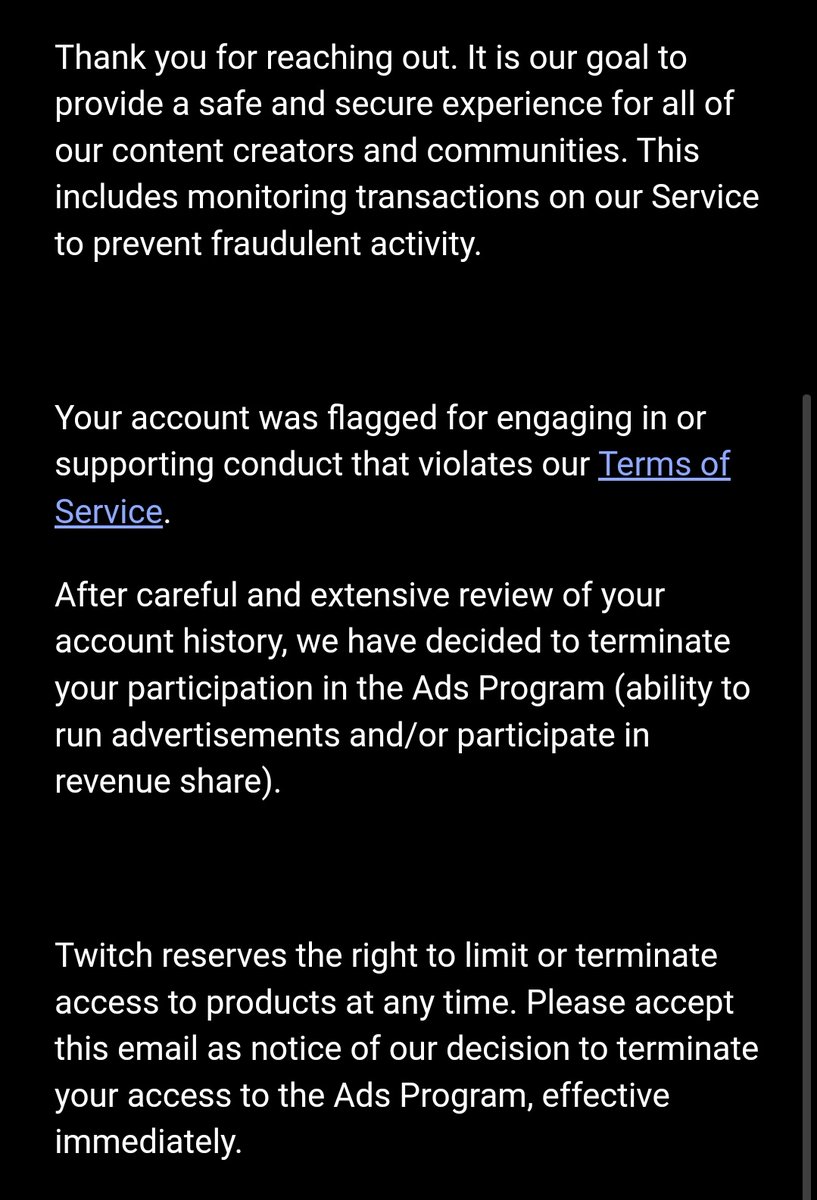 @UpleiOnTV @TamalDas77 <a href="/Almighty_Frogga/">Almighty_FroggaTTV</a> <a href="/T0rukMakt0pt/">Hey its Me</a> <a href="/BryanJoerge/">Joerge Bryan Suarez</a> <a href="/RAIDEN32514019/">RAIDEN</a> @DK_Starz <a href="/GalaxyKsenia/">Ksenia Galaxy</a> <a href="/wontacs/">DamnWontacs</a> @Xo_Deegoddess <a href="/Twitch/">Twitch</a> <a href="/TwitchSupport/">Twitch Support</a> So, I got a reply...