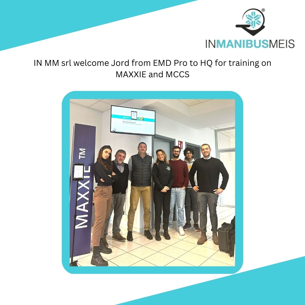 INMMHEALTHCARE's tweet photo. We've had a busy day at HQ today training our distributor Jord, from EMD - Equipements des Métiers de la Défense, on our MAXXIE and MCCS systems.
 
Interested in hearing more? Email us: info@inmm.it https://t.co/YiSXm8BeKS