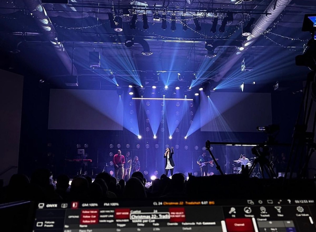 ControlObsidian's tweet image. #repost from @blackoutmediallc 
Using the NX1 at Highlands Church in Cumming,GA for their Christmas Eve services. 

#obsidiancontrol #nx1