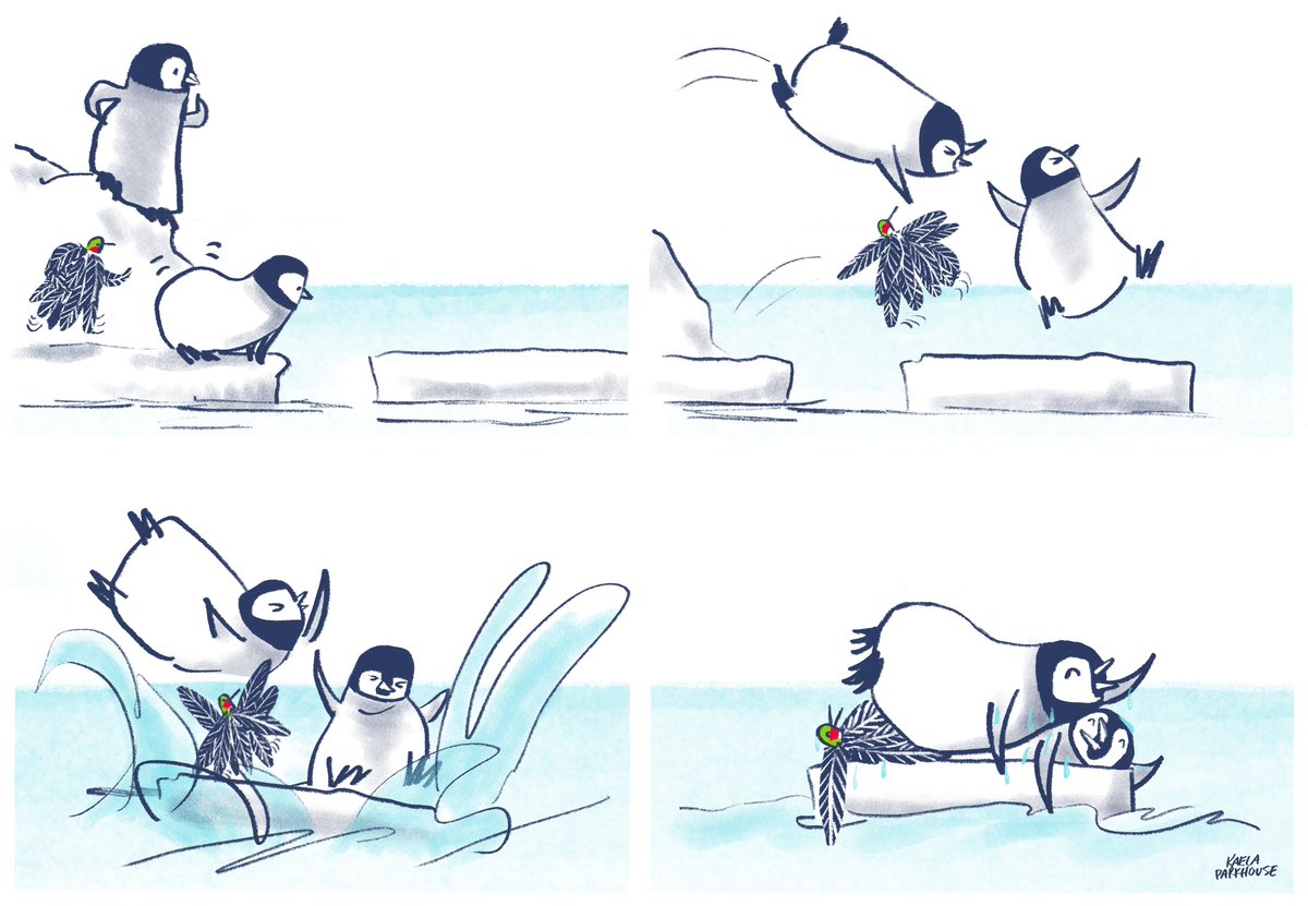 Here's to flinging yourself into something new! 🙃

Happy first #KidLitArtPostcard day of 2023🎉
kaelaparkhouse.com
instagram.com/kaela_parkhous…
I'm an author-illustrator seeking representation.