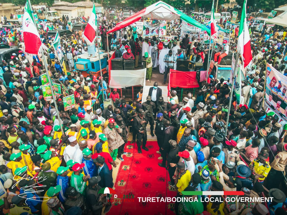 MalamSaiduUmar's tweet photo. Our campaign in Tureta has been a successful outing. We've passed along a message that continuity is what Sokoto needs now. Thus, we pledged to run an all inclusive administration for all the citizens if voted at the polls in February, and March. https://t.co/LRIoZ5dFIf