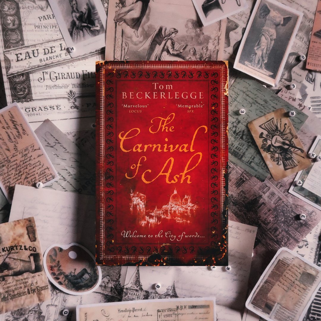 Solarisbooks's tweet photo. The Carnival of Ash by @Tbeckerlegge is out in paperback in the UK TODAY! 🎉 

Journey back to a Renaissance Italy that never was, and enter the City of Words... 

➡️ https://t.co/QwOY7Otc0Y https://t.co/PMn5QqTlku