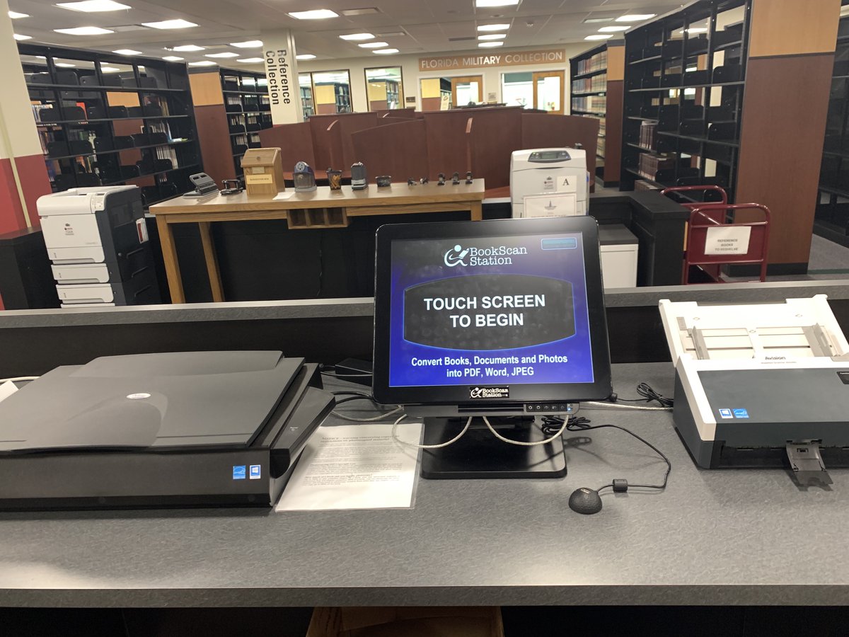 UTampaLibrary's tweet photo. We've shifted around the printer and scanner station to make things more convenient and accessible (hurray!) 👏 👏 👏  Read more on the MKL blog: https://t.co/v0PsCwePgi

#macdonaldkelcelibrary #printers #scanners #utampa #wheresthestapler https://t.co/29eQSHOZem