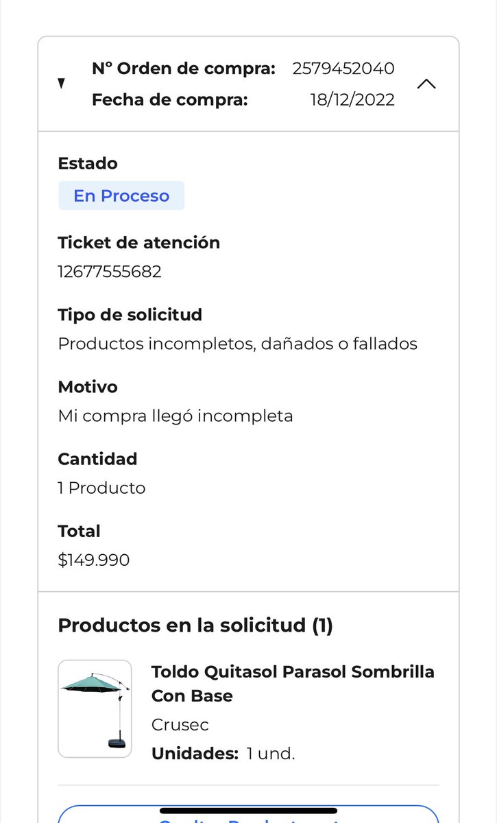 ofeliaglez24's tweet photo. @tiendas_paris Por favor algún número de atención que me den una solución real ya que por WhatsApp no pasa nada. Me llegó un producto incompleto y no me dan ninguna solución. Desde el 18 y aún no me contactan ni por correo ni por llamada. https://t.co/ppe6dyVdhM