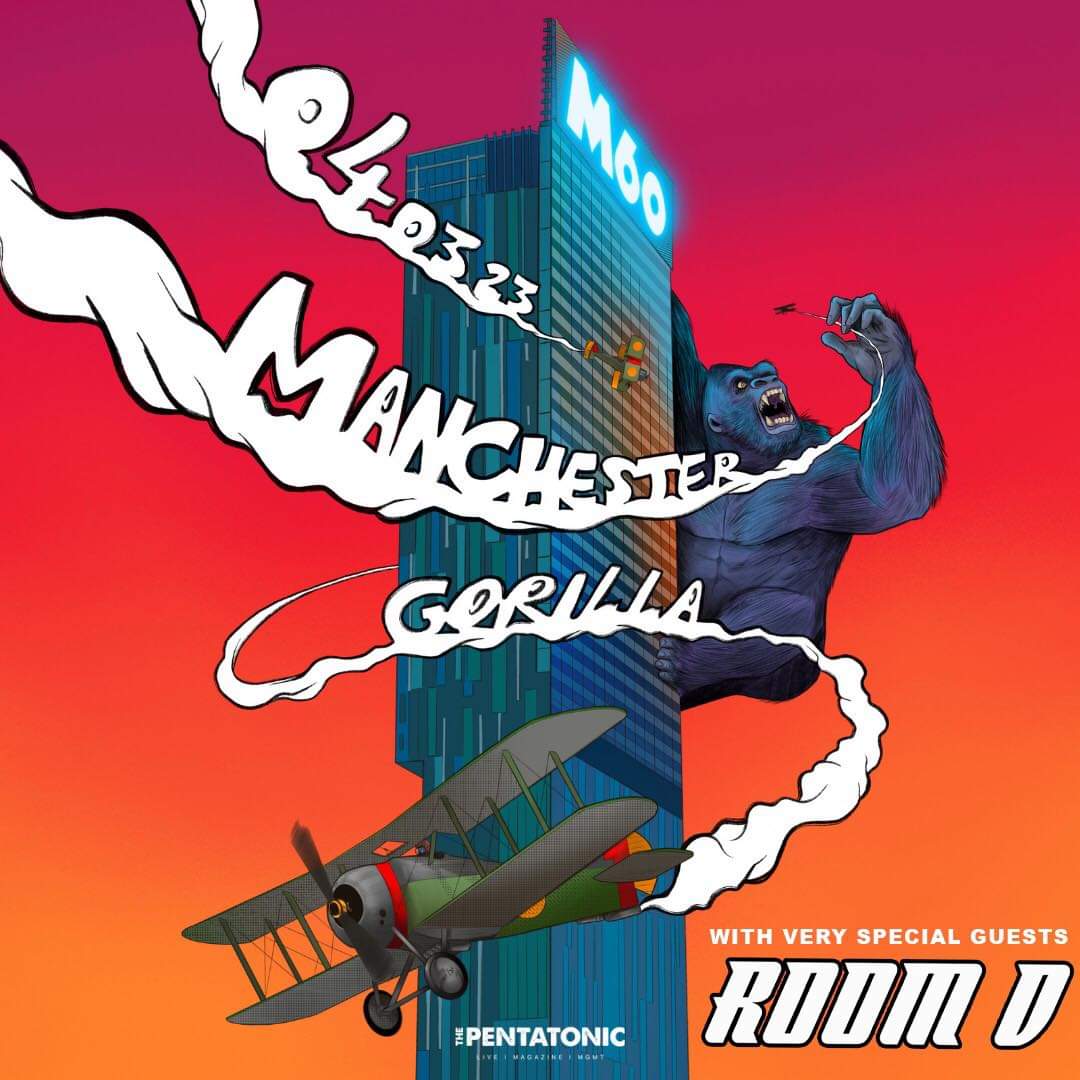 🔴 SUPPORT ANNOUNCEMENT! 🔴

<a href="/OfficialM60/">M60</a> will be joined by very special guests <a href="/roomdband/">Room D</a> at their biggest headline show to date at <a href="/thisisgorilla/">GORILLA</a> on Saturday 4th March! 

Make sure you grab tickets to see these Manchester indie powerhouses in action! 

fatso.ma/Wz8w