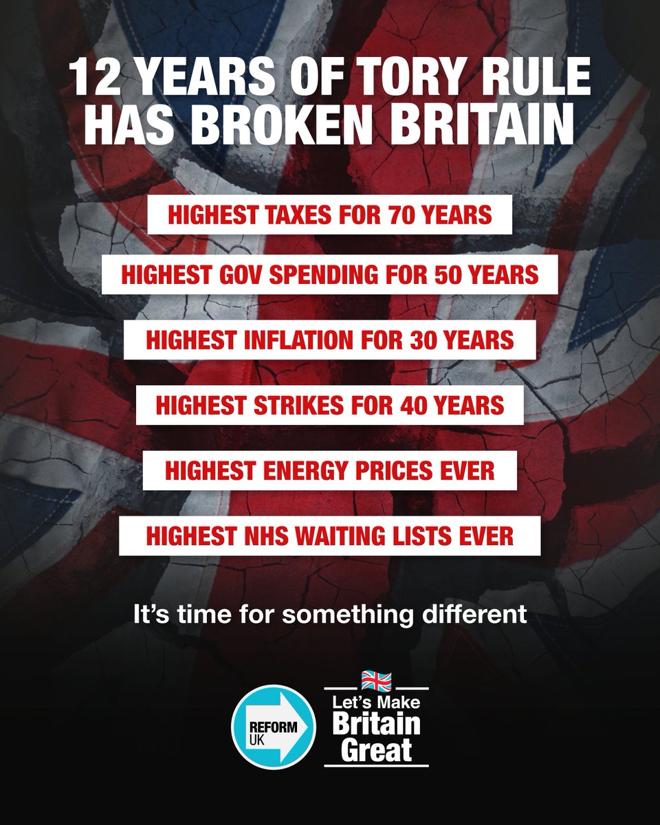 Reform UK has the solutions to make Britain great in 2023.

Join us 👉 reformparty.uk/join_us