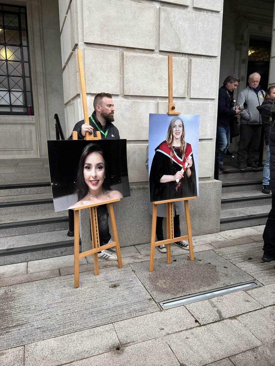 Today I attended the silent vigil for Natalie McNally and Bruna Fonseca at Stormont. 

The McNally family with all their love and dignity called on people to bring forward any tiny bit of information which might help to identify Natalie’s killer. #nataliemcnally
