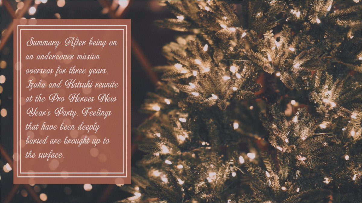 #bkdk #bakudeku #nsfw

Here is my piece for the <a href="/BakudekuSs/">BakuDeku Secret Santa 2023</a> Secret Santa event for @LilyEvers1! I had a lot of fun working on this and I really hope you like it :)

Link: archiveofourown.org/works/44075169