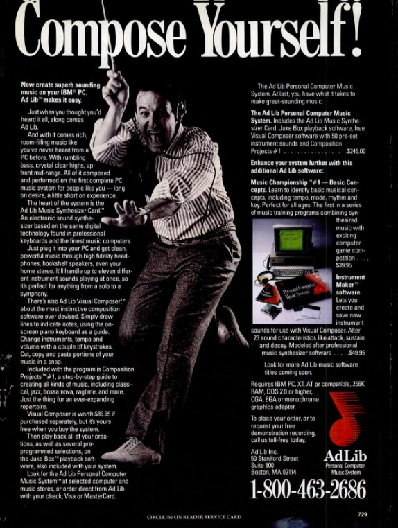 Tube Time (tubetimemastodon.social) on Twitter "but they had competition the Ad Lib sound