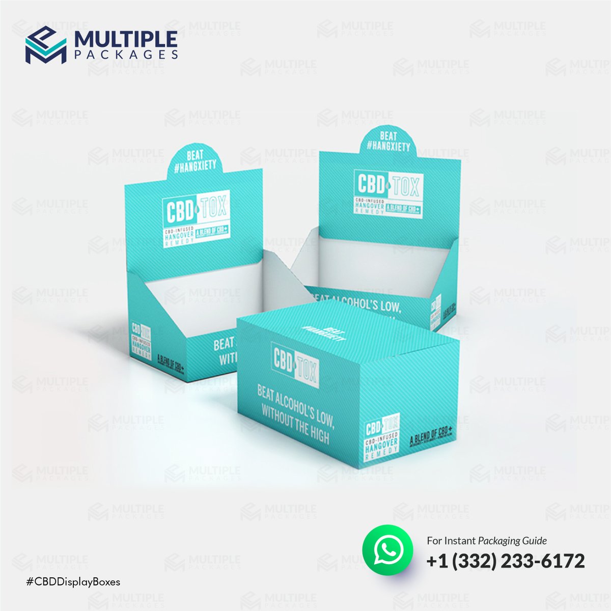 MultiplePackag1's tweet image. We offer a variety of customization options for CBD display boxes, and they are strong enough to be used on multiple occasions and to display items in the store.
Contact Us:
Email: sales@multiplepackages.com
Phone: +1 917-397-1928
#cbd  #displaybox #multiplepackages  #usa