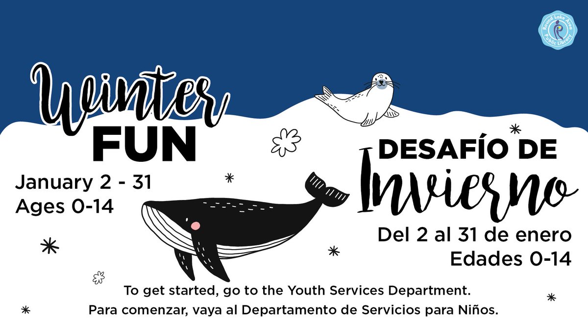 rlaplibrary's tweet photo. Begin the new year with a month of excitement! Pick up a #WinterFun Bingo card from the Youth Services Desk and complete a series of challenges to win a free book and a chance to win a grand prize. βοΈβοΈ
#ReadingChallenge #RLAPL https://t.co/Sa2x4q3EXF