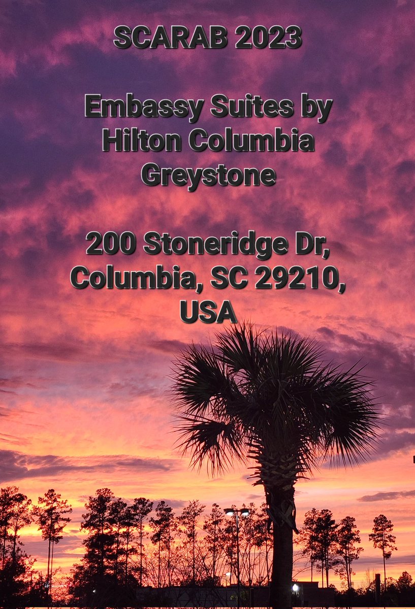 The new location for SCARAB 2023
scarabcon.com