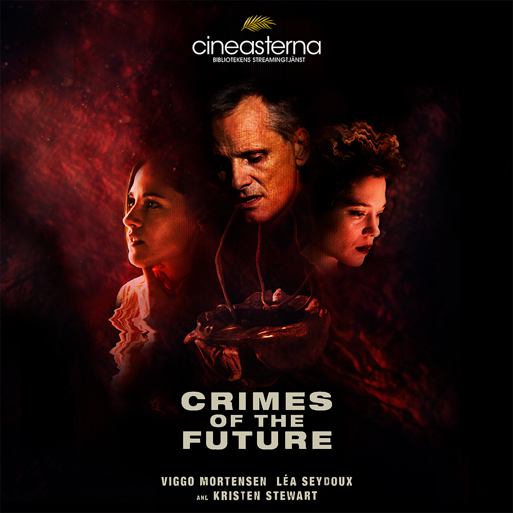 "Jag äcklas och fascineras omvartannat, medan jag kisar genom ett ansikte som är ihopskrumpnat som ett russin. Cronenberg kan fortfarande." tyckte Joakim Silverdal på Kulturnytt i P1 om Crimes of the Future (2022) Nu på Cineasterna
#Bibliotek #Cineasterna #Filmtips