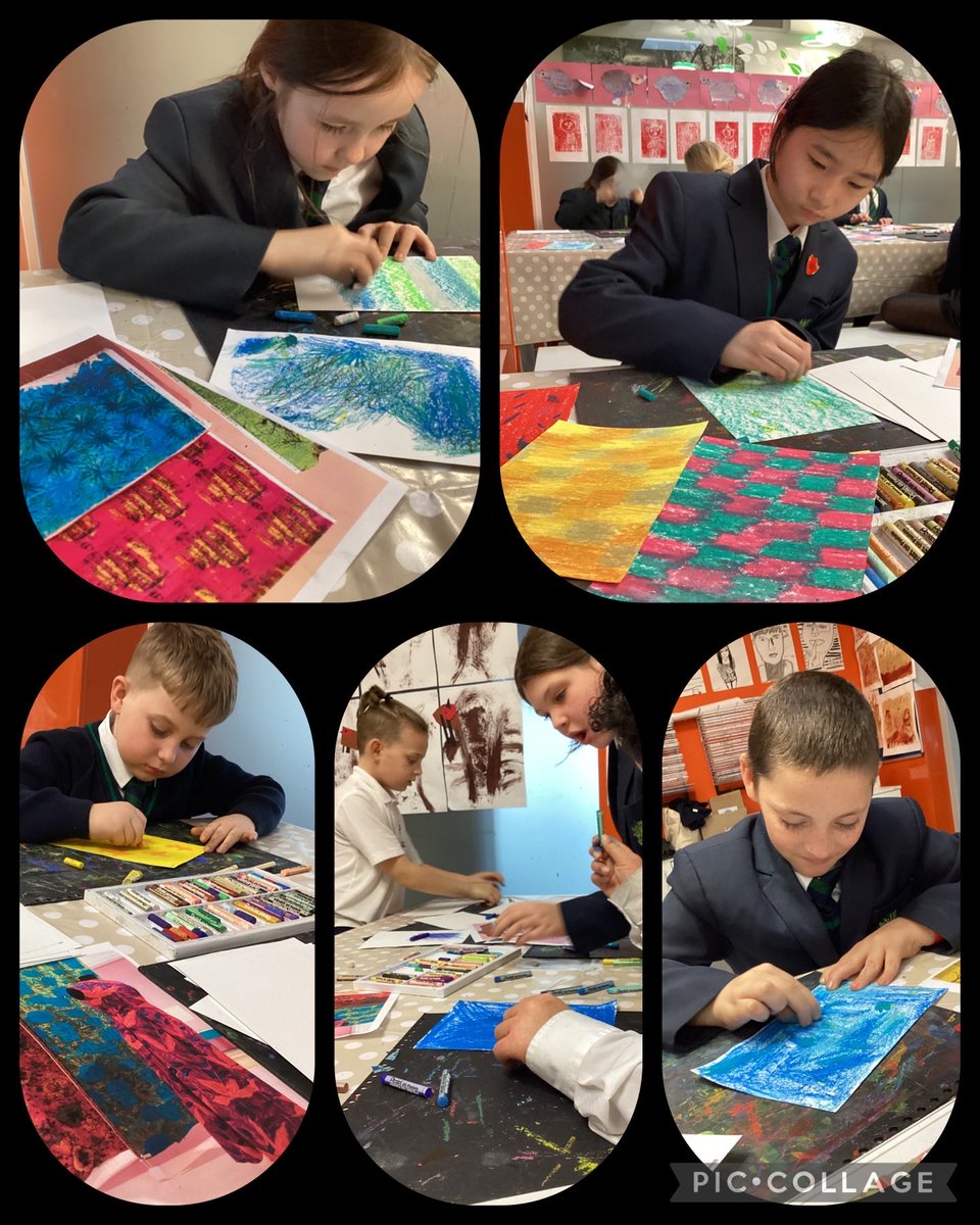 ArtLtpa's tweet photo. @Year5lLTPA22 @Year5TLTPA22 having a closer look at all those fabulous designs by Althea McNish. Which colours did she use/combine? @limetreepa @BrightFuturesET #colourismine https://t.co/PULJzCNNVb