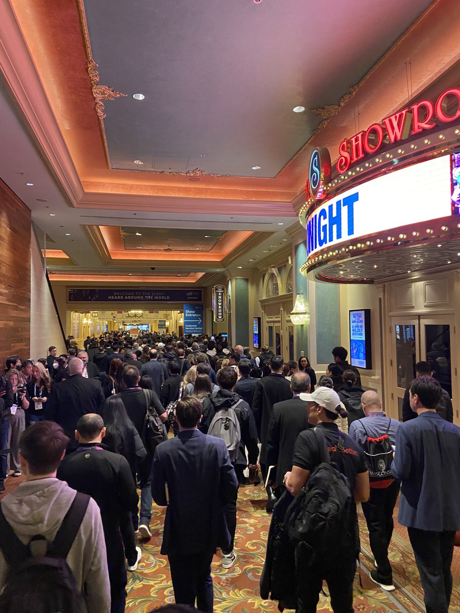 The #CES2023 craziness has started! The show floors haven’t even opened, yet, and it’s so crowded that the morning keynote (in a massive, massive ballroom) is at capacity… Stay tuned for updates from the Tech event of the year.