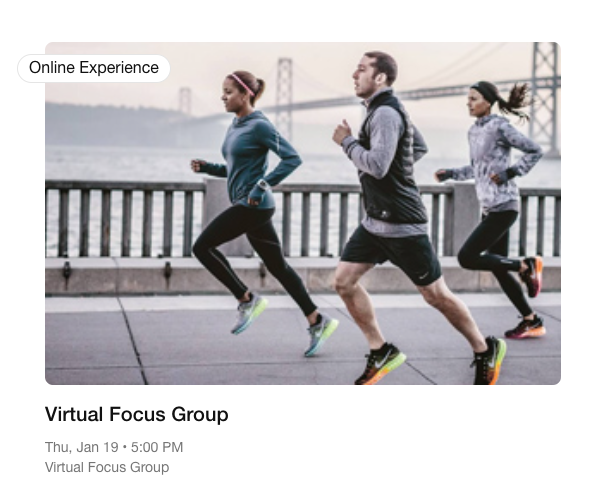 SOLELINKS's tweet photo. Nike Virtual Focus Group
A $50 Nike e-gift card will be awarded to all participants who fully participate and complete the session.
=> https://t.co/PhucXXBQWo

h/t @RefoIIowed https://t.co/WGWjl4VBNx