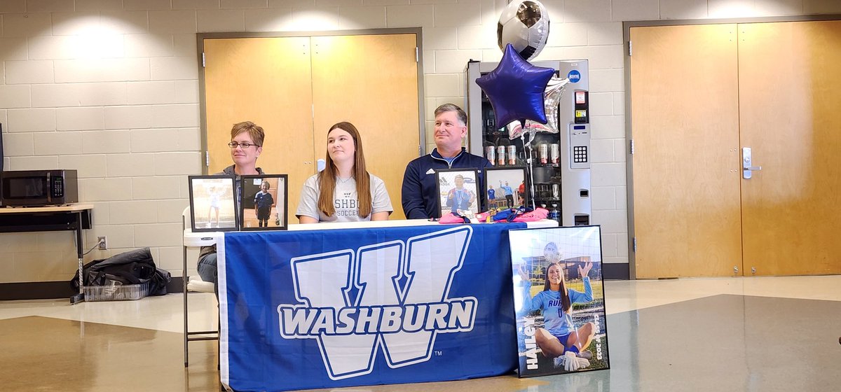Vince Lovergine (@vince_lovergine) on Twitter photo It's signing day here at Washburn Rural for <a href="/TaylorRussel116/">Taylor Russell</a>, <a href="/beckhaileyy/">hailey beck</a> and <a href="/MackinlyRohn/">Mackinly Rohn</a>. We'll have more tonight at 6 on <a href="/WIBWsports/">WIBW Sports</a>.
<a href="/WRHS_AD/">Charlie Nimz</a> It's signing day here at Washburn Rural for <a href="/TaylorRussel116/">Taylor Russell</a>, <a href="/beckhaileyy/">hailey beck</a> and <a href="/MackinlyRohn/">Mackinly Rohn</a>. We'll have more tonight at 6 on <a href="/WIBWsports/">WIBW Sports</a>.
<a href="/WRHS_AD/">Charlie Nimz</a>