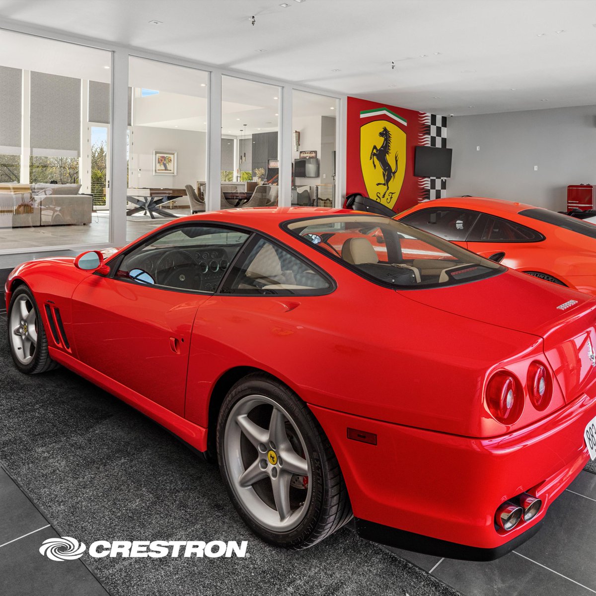 This home is outfitted with Crestron control in every space, even in rooms you might not expect. From the garage with radiant floor heating, to the wine cellar with an audio system, technology automates every space.

See more. ow.ly/Tlj350Millk

(📷: Josie Henderson)