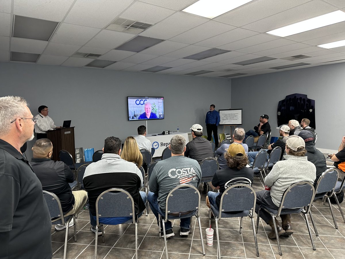 Great turnout last night at the @FinishMasterInc location in Augusta, GA, for #Collisionrepair Industry Night with @CCCIntelligent and Kendrick Auto Body. #diagnostic #collision #ADAS More on #LI > bit.ly/3GEYten