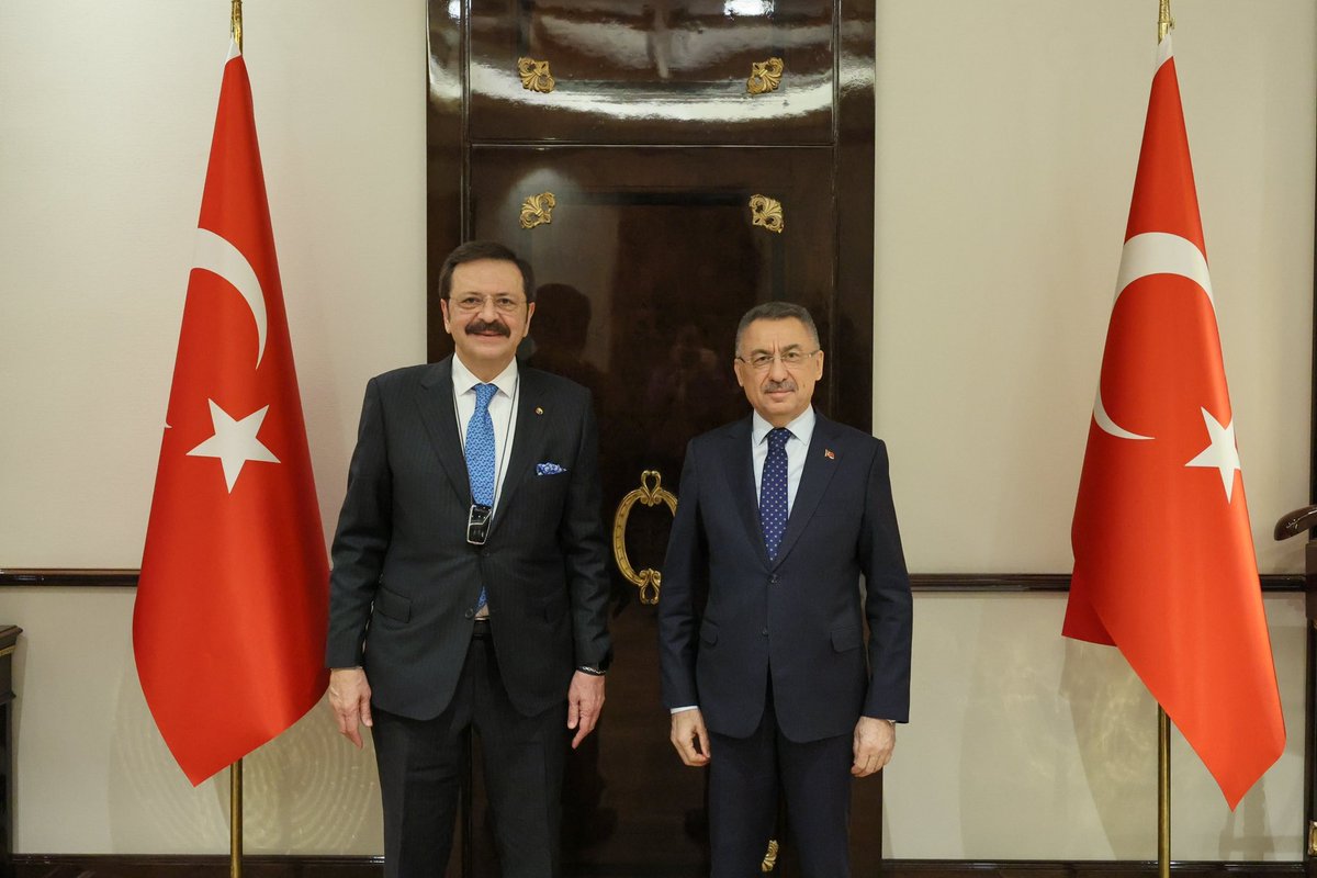 Cumhurbaşkanı Yardımcımız Sayın <a href="/fuatoktay/">Fuat Oktay</a>’ı ziyaret ettik.