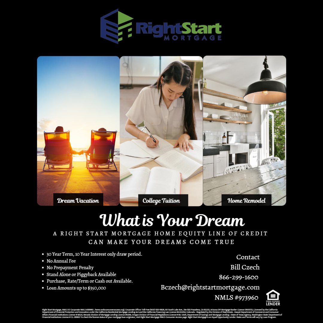 What's Your Dream?   Let Right Start Mortgage help you make your dreams come true.   rightstartmartgage.com
#homebuyers #homebuyer #HomeBuyerTips #homebuyertip #homebuyerseminar #homebuyerhuddle #HomebuyersSeminar #homebuyerworkshop #homebuyerscentrevic #homebuyerguide #homebuy