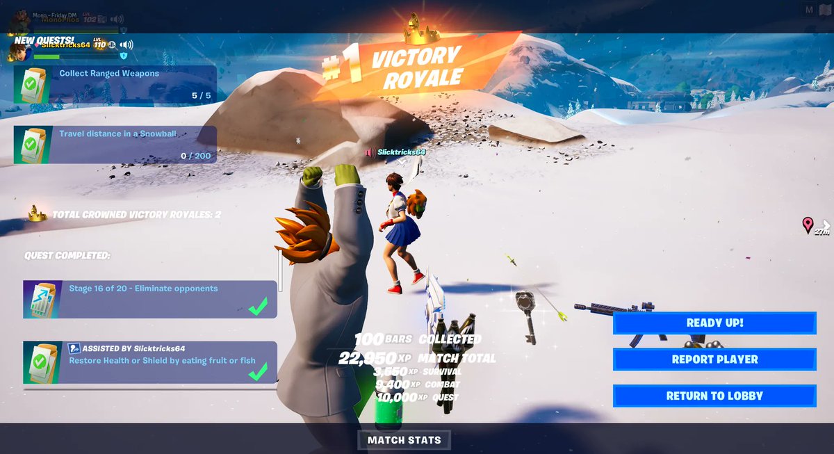 monophos's tweet photo. First Duos win of the year with @Slicktricks64 before going to bed last night. https://t.co/gybGKqCuMH
