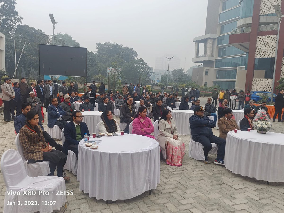 ITBarLucknow's tweet photo. Glimpses of New Year 2023 Celebration with Income Tax Officers at Pratyaksh Kar Bhawan, Lucknow. It was atttended by officers &amp; members at large numbers &amp; exchanged warm greetings with beautiful memories on this chilly winter morning

We wish everyone Happy New Year 2023!! 💐💐 https://t.co/6MzugSOdWD