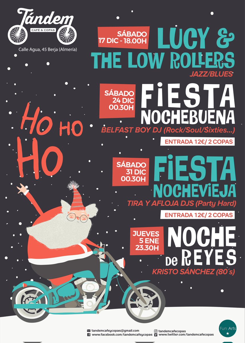Desde Tándem Café &amp; Copas os deseamos una feliz #NocheDeReyes y que os dejen muchos regalos!! Esta noche a partir de las 23:30h, estara con nosotros #KristoSánchez para bailar toda la noche!! Estais invitad@s!! #Tándem #Berja #Almería #ReyesMagos