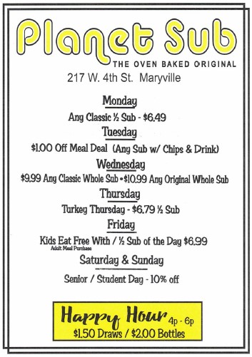 KXCVKRNW's tweet photo. 😋WEDNESDAY MEAL DEAL😋
@PSubMaryville 

$9.99 Any Classic Whole Sub 
$10.99 Any Original Whole Sub

#planetsub
#subs 
#ovenbakedgoodness😋🤤🤗 https://t.co/mJzzVgt5Uw