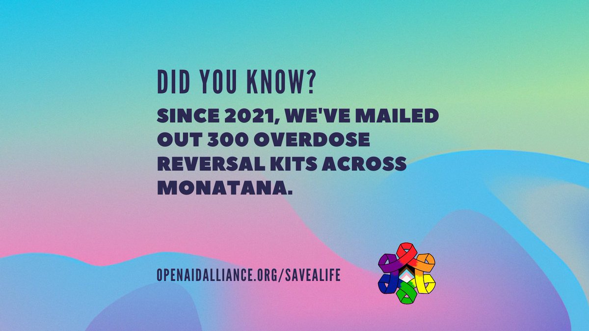 openaidalliance's tweet photo. Since 2021, OAA has mailed out 300 overdose reversal kits to individuals across Montana! These kits can be a lifesaving resource. Visit https://t.co/wYkcxYZyLq. Together, we can work to reduce overdose deaths and support those in need. 
#overdoseprevention #montana https://t.co/dW8xjIi36E
