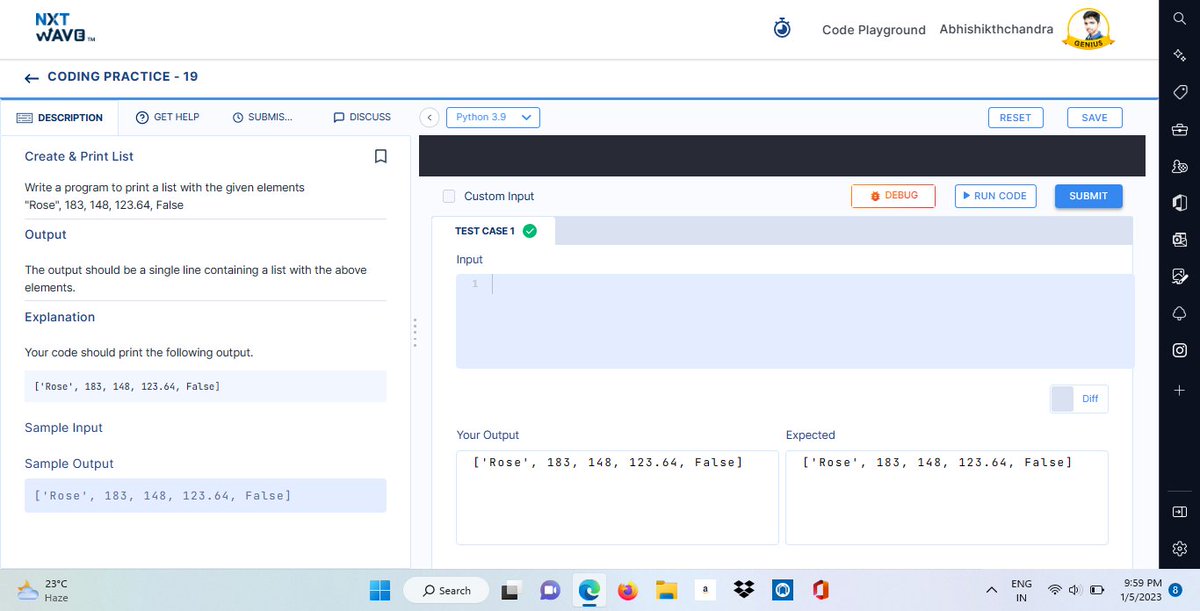 Abhishikth21's tweet image. Coding Practice - 19 //
Day-121
#Day121 #200daysofcodechallenge #problemsolving #nxtwave #ccbp #academy