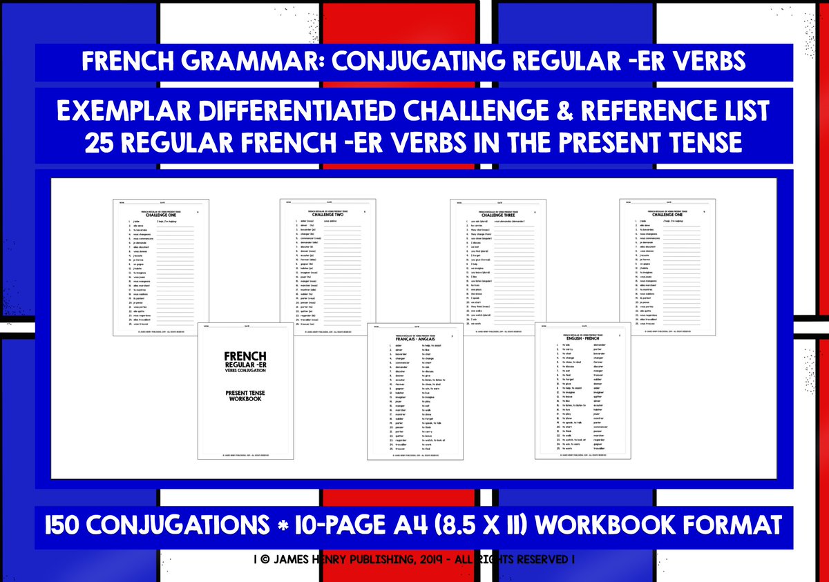 LivelyLangs's tweet photo. #frencherverbs #lesverbesener #frenchpresenttense #frenchgrammarworksheets #thelivelylearningclassroom #mfltwitterati #thelivelylanguagesclassroom #fsl #fslteacher #conjugaisonfrançaise #gcsefrench #ks3french #ks4french #frenchgcse #frenchgcserevision https://t.co/eUgKtileHw https://t.co/PTCgFHvgWt
