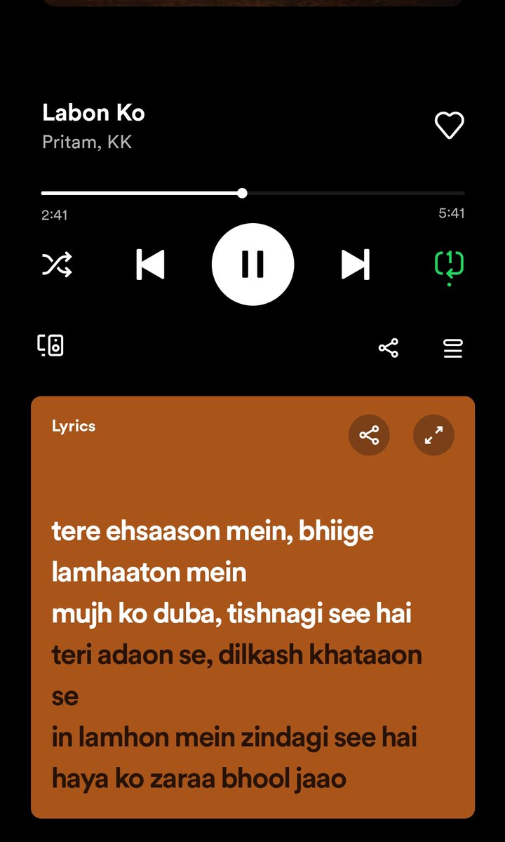 AHappyParadox's tweet image. this part hits a different level. #KK #LabonKo