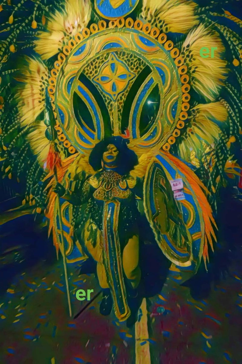 itsericrose's tweet photo. This #Bahamas 2022 Boxing Day #Junkanoo pic of Christina Fernander is one of my faves captured on Shirley Street in years. I used the Styles Editor on the #Samsung Galaxy S22 Ultra, and a #Fotogrid collage. 

"The Junkanoo Queen" Series.  January 5, 2023. (©️ Eric Rose)
#art https://t.co/nlYscHUVDw