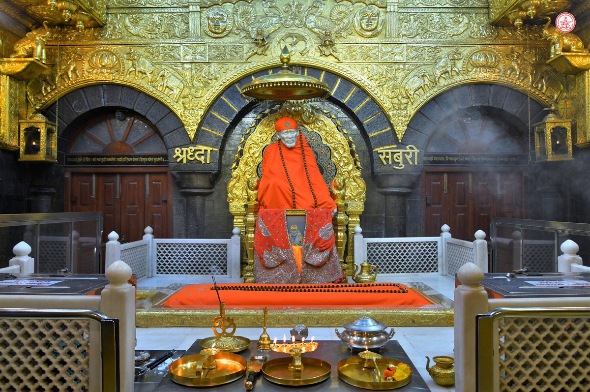 SSSTShirdi's tweet photo. *!! ॐ साई राम !!*
*श्री साईबाबा संस्थान विश्वस्त व्यवस्था,शिर्डी*
*!! ॐ Sai Ram !!*
*Shri Saibaba Sansthan Trust, Shirdi*
≈≈≈≈≈≈≈≈≈≈≈≈≈≈
*आरती :- शेजारती* 
*गुरुवार दिनांक ‌०५ जानेवारी २०२३*     
*Aarti : Shejarti*
*Thursday 05 January 2023* https://t.co/E0wn4vI0XG