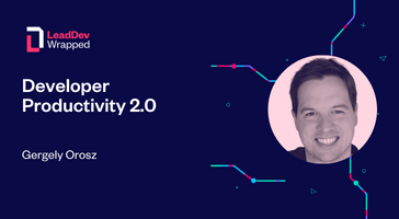TheLeadDev's tweet photo. The #LeadDevWrapped talk with @GergelyOrosz gave insights into what developer productivity means and approaches and tools you can experiment with.
Watch now: https://t.co/uzDfOoHolv https://t.co/g4yB0qHQf9