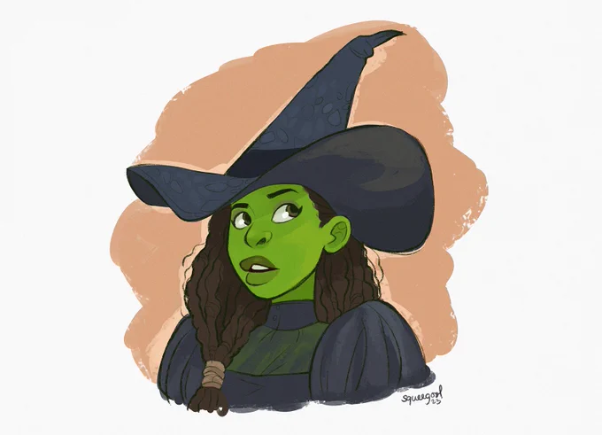 Quick elphie portrait before going to bed~ #wicked 