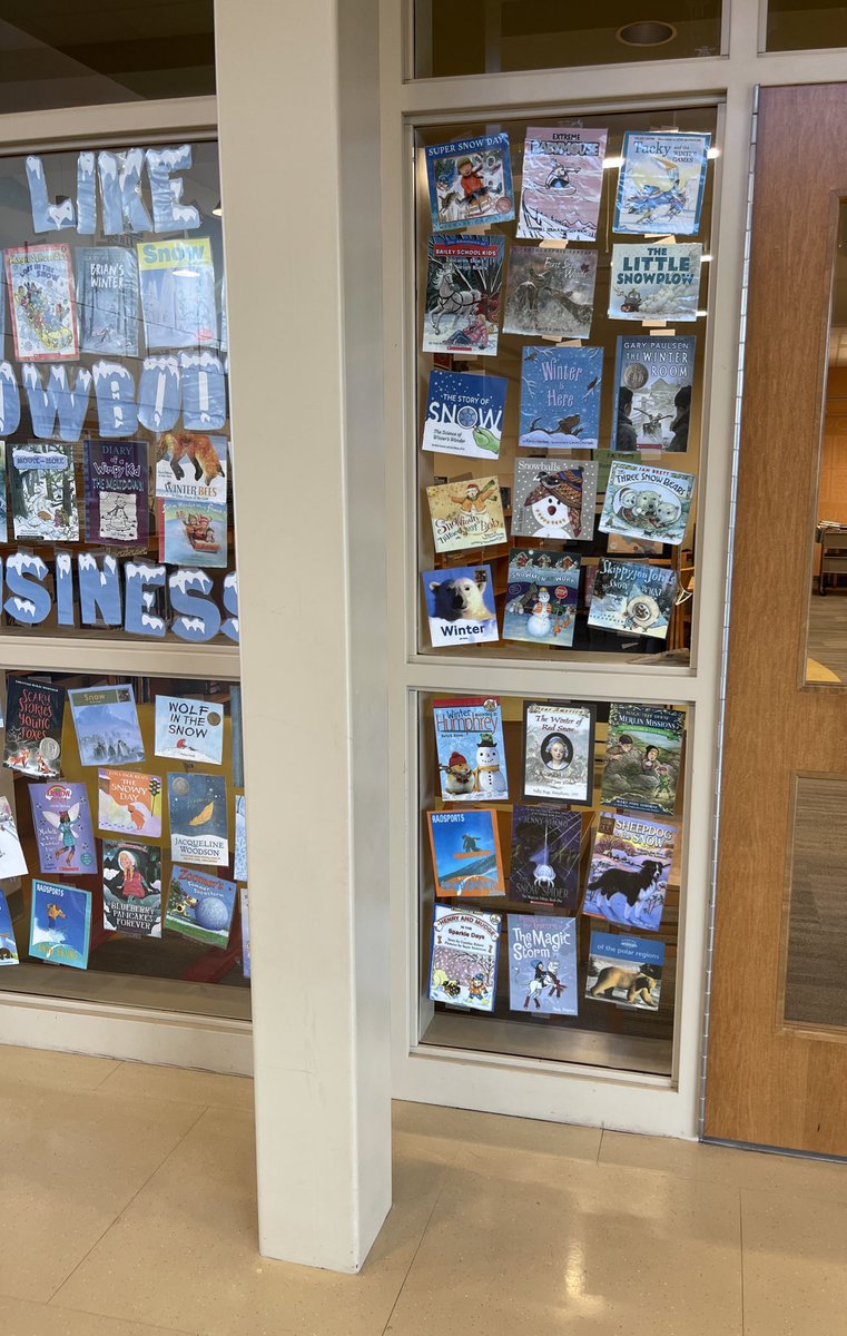 Despite the fact that it’s currently 54 degrees out, we are still celebrating winter in <a href="/HambrightElem/">Hambright Elementary School</a> library by reminding everyone to “Read like it’s snowbody’s business” 

<a href="/pennmanor/">Penn Manor SD</a>