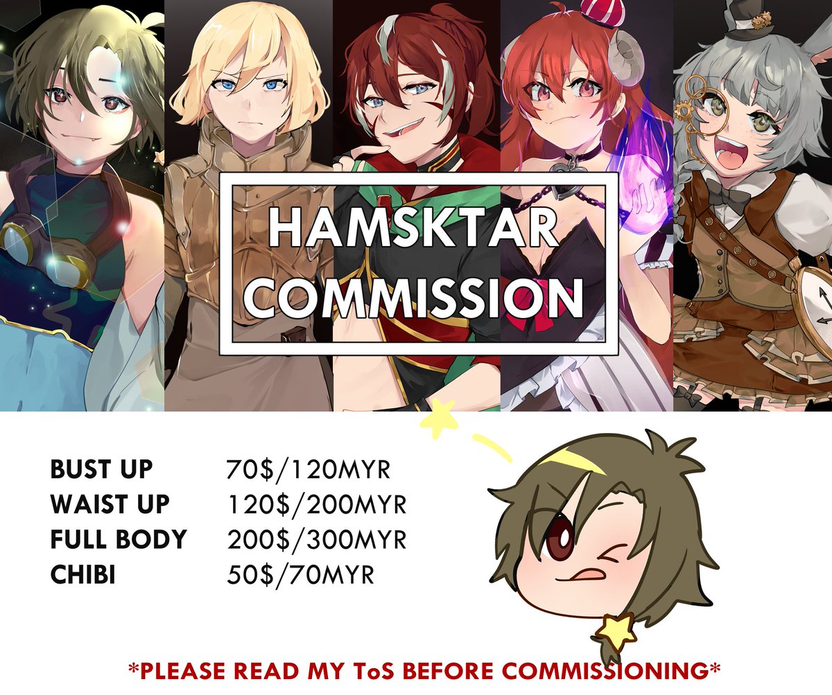 hamsktar's tweet photo. Taking 5 slots this time for January!
Please DM to get a slot! I'll be starting on the 8th of January! https://t.co/Tby0LudN35