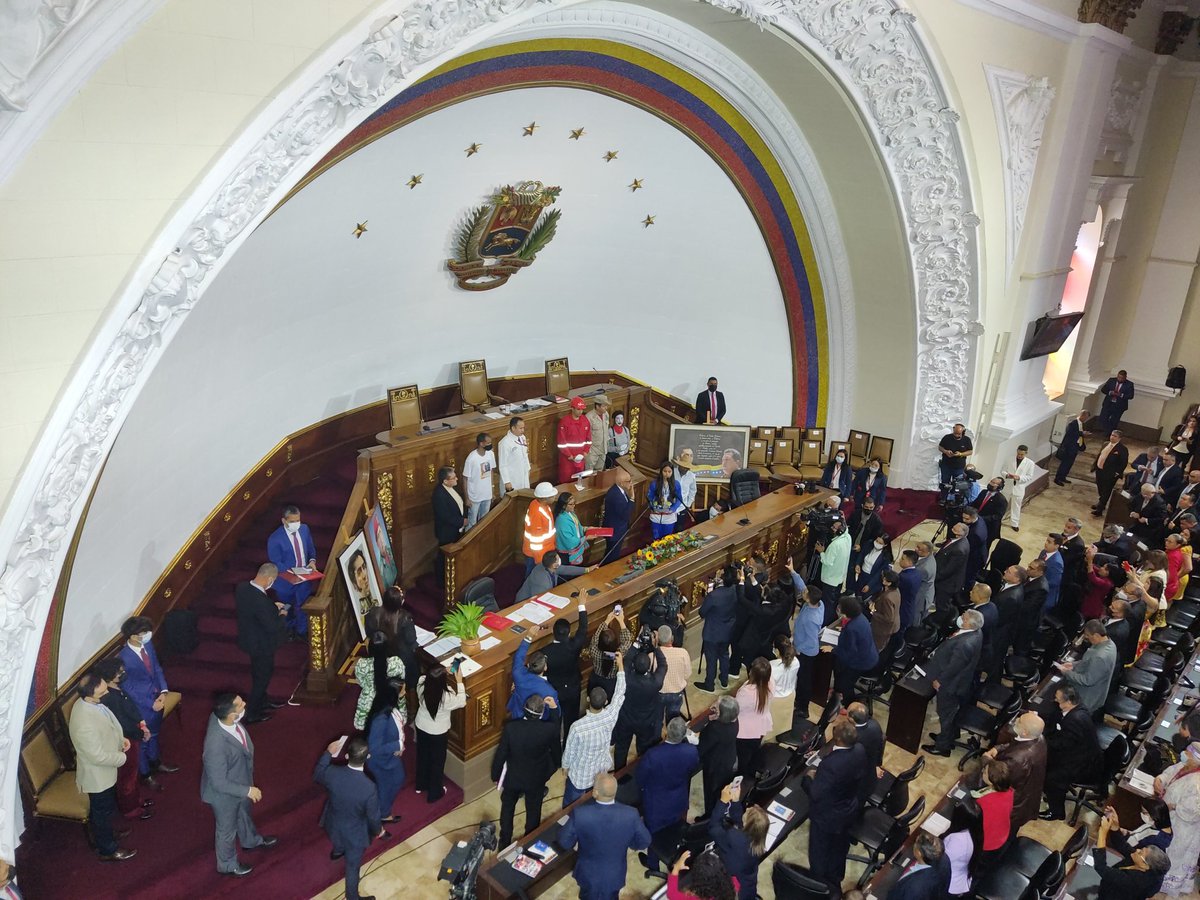 Asamblea_Ven's tweet photo. #5Ene ||  En Foto || Juramentación del diputado Jorge Rodríguez, Presidente de la Asamblea Nacional, periodo 2023-2024 https://t.co/dLzWL2haYf
