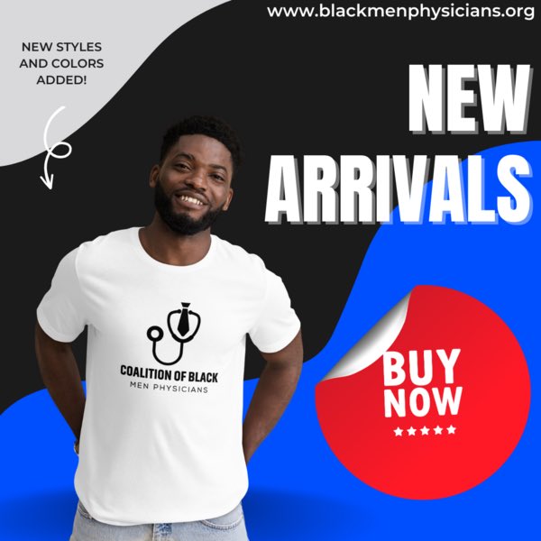 New Merch styles and colors added. Shop NOW at blackmenphysicians.org!

#medtwitter #cbmp #blackmenphysicians #shopnowonline #shopsmallbusiness #shopblack #shopblackowned