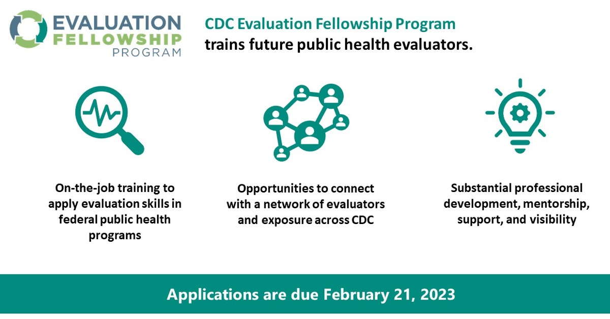 CDC on Twitter: "CDC’s Evaluation Fellowship Program is now accepting