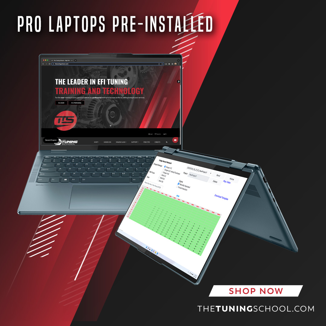 TuningSchool's tweet photo. Did you know that we offer laptops that come pre-installed with #HPTuners ?
Our professional laptop will include an additional 100+ Stock Tune file, Scanner layouts and Injector data for various GM, Ford, and Dodge!
#knowledgeishorsepower #tuninglaptop #efituning https://t.co/qCtU5pgxGZ