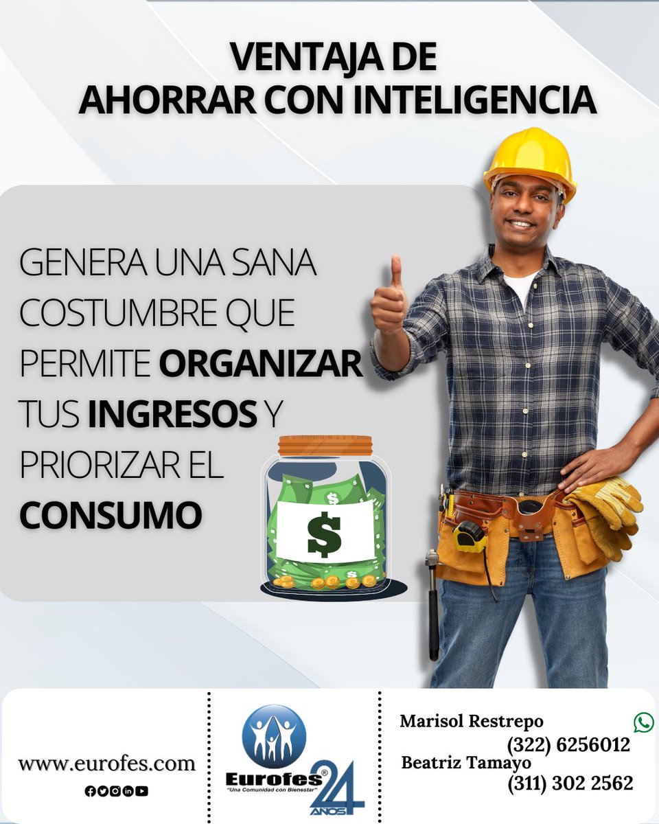EurofesF's tweet photo. 👉Iniciemos hoy un ahorro, para mañana ver👀 los resultados🤑
WhatsApp🤳
3226256012
3113022562
#Futuro #Resultados #Positivo #Añonuevo #Metasnuevas #Vidanueva https://t.co/xFDbsWfPhn