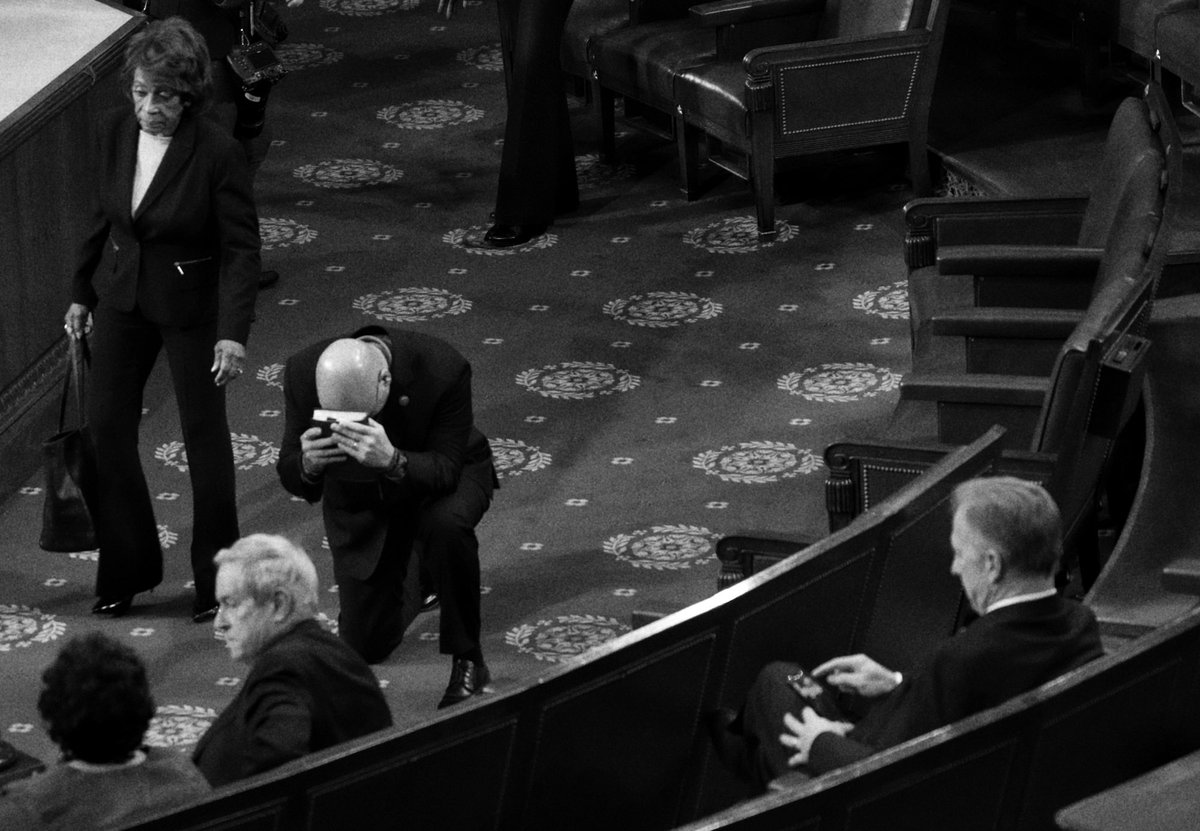 billclarkphotos's tweet photo. Rep. Clay Higgins, R-La., prays on the House floor before the start of today’s session. https://t.co/ZxAHCi6Dr5