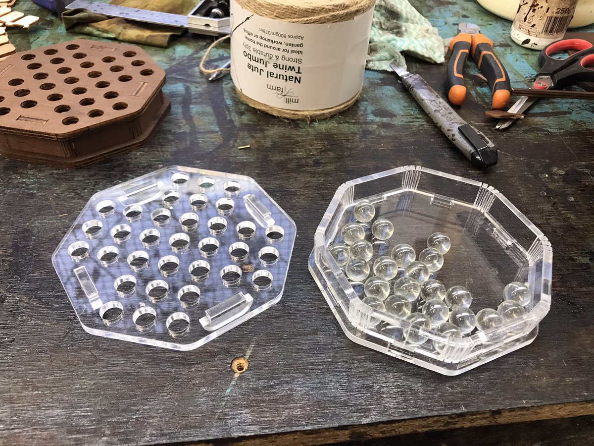 madewhitstable's tweet photo. Working on some new products 
#solitaire #chess https://t.co/liXabQlak5