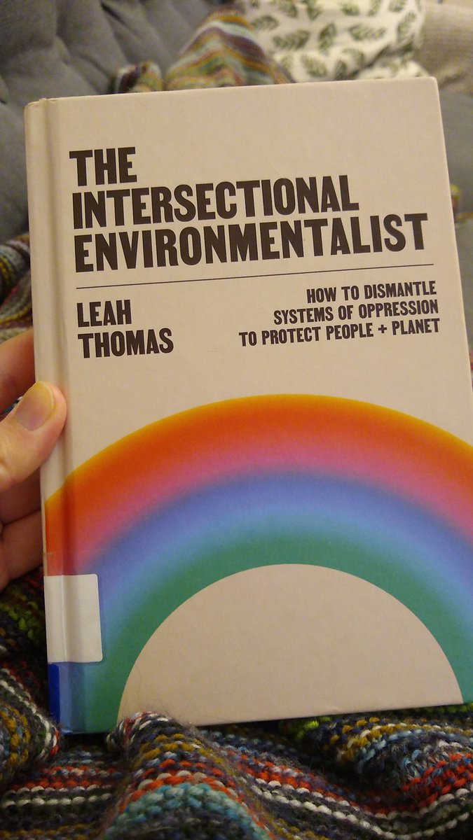 JB_Grimm's tweet photo. I'm about halfway through @Leahtommi's #IntersectionalEnvironmentalist borrowed from the public library (after a four month waitlist!). LOVING IT and determined to pick up my own copy for continuous reference. 

This is a super accessible, non-judgemental and brilliant resource. https://t.co/DuLMPwu4qG
