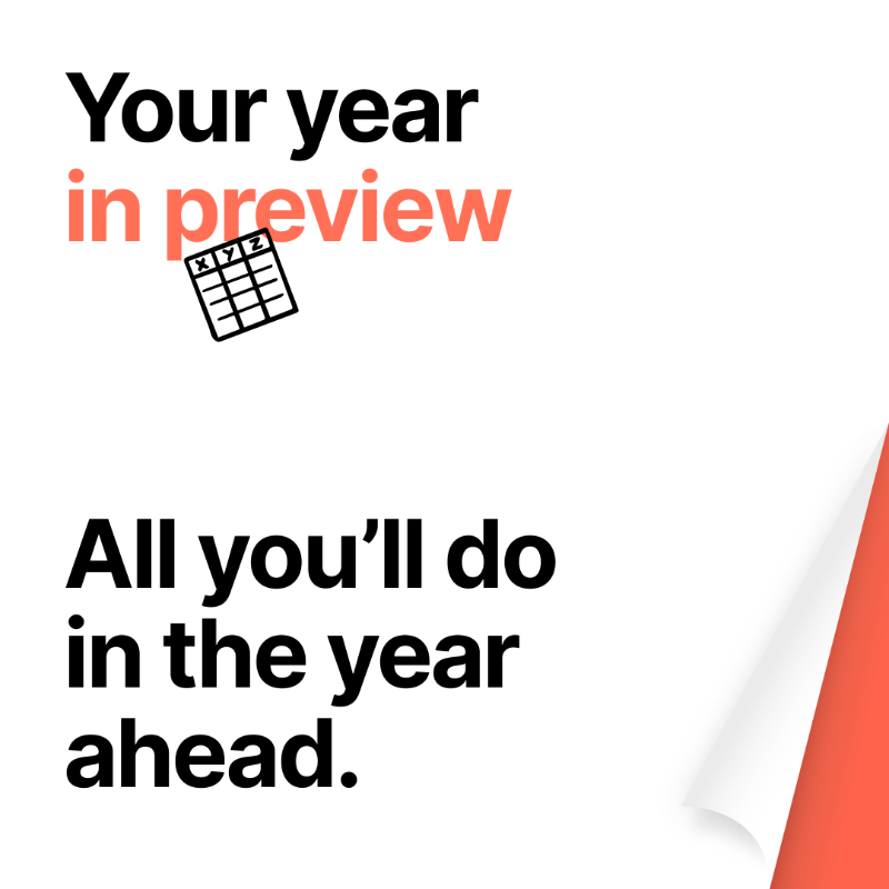 NotionHQ's tweet photo. Year in review ✔️ Now it's time for your year in PREVIEW!

Whatever your team is targeting in 2023, we're here to help you achieve it. Get started with a template: