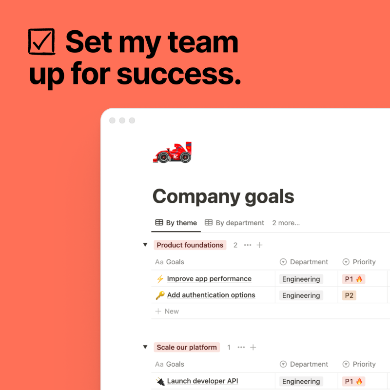 NotionHQ's tweet photo. Year in review ✔️ Now it's time for your year in PREVIEW!

Whatever your team is targeting in 2023, we're here to help you achieve it. Get started with a template: